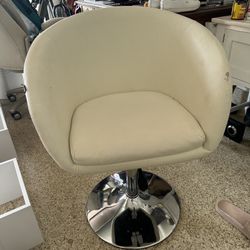 White Desk Chair  