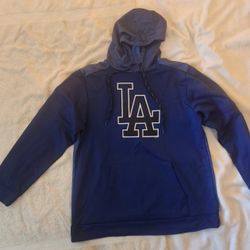 LA Dodger Hoodie MLB Liscensed Blue Large