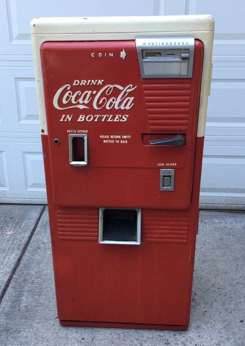 1950s Coke Machine COCA COLA Westinghouse WC-42T WORKS