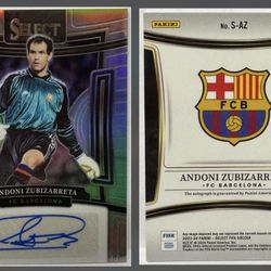 2023-24 Panini Select FIFA - Andoni Zubizarreta - Prizm Signatures 