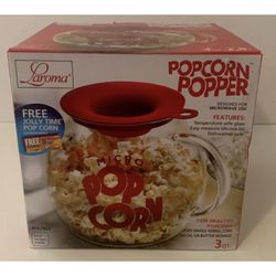 Laroma Microwave Popcorn Popper Maker 3 quart In Original Box