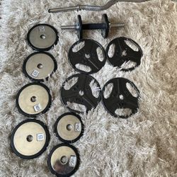 Dumbbell Weights Set Up 