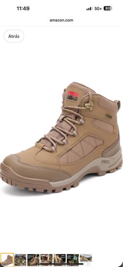 R CORD Women's Hiking Boots, Waterproof, Non-Slip, Hiking, Backpacking, All-Day Hiking Boots, Outdoor Walking Boots