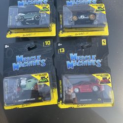 Muscle Machines Hot Rod Cars 4/$20
