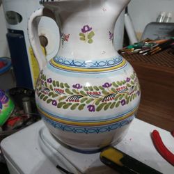 Hand Painted Vase From Spain