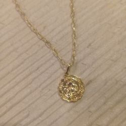 10k Solid Gold Angel Pendant 