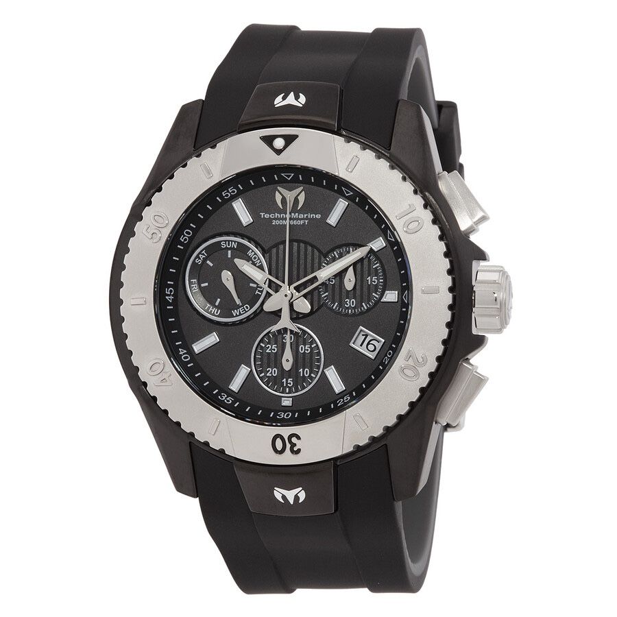 Invicta Technomarine Uf6 Chronograph Quartz Black Dial Watch