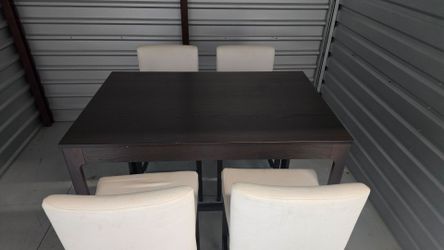High Top Dining Table and Chairs