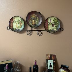 Wine Plate Wall Art