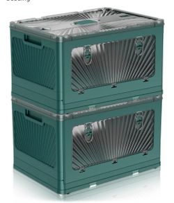 2 Pack Storage Bins with Lids 