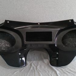 Suzuki C90 Motorcycle Headlight Stereo with Radio Fairing Quad 6.5″ Speakers Batwing