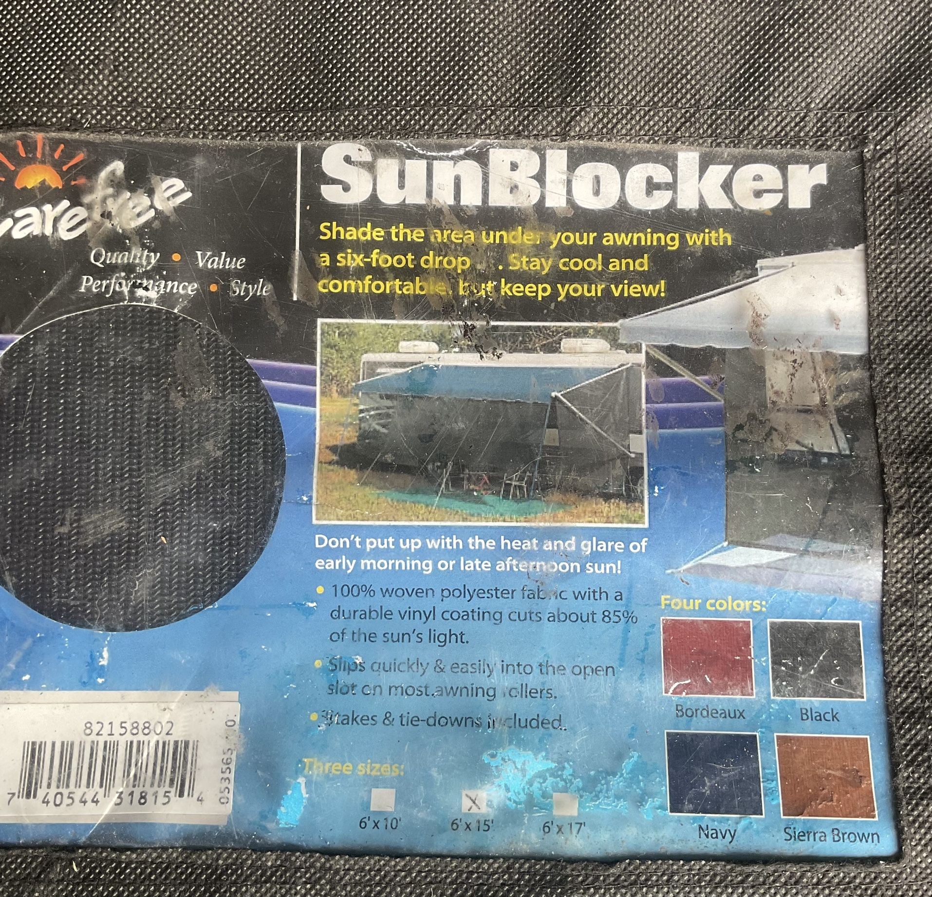 Sunblocker RV Awning Shade