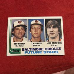 1982 Topps Cal Ripken Jr. Rookie Baseball Card #21. Baltimore Orioles HOF SS.