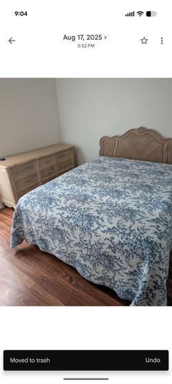 Queen/ full bedroom set - real wood - USA made