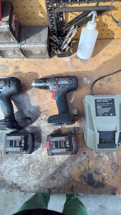 Bosch Cordless Drill with Batteries and Charger
