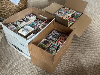 Thousands of Baseball cards