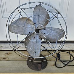 Vintage Metal Fan for Decoration