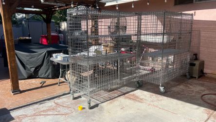 Wire Security Cage - 60 x 24 x 63"