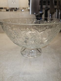 Princess House Fantasia Pedestal Bowl
