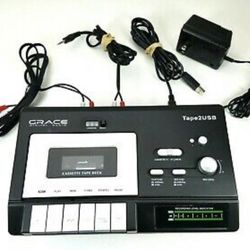 Grace Digital Audio Tape2USB GDI-T2USB / Tape 2 USB/. W/ Mint Condition! (see detailed photos) All Cords Included (see detailed photos) Manual Inclu