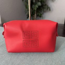 Givenchy Parfums Red Cosmetic Bag