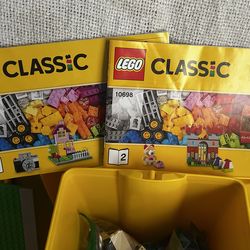 Lego Classic large brick box and suitcase