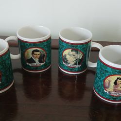 vintage Gone with the Wind coffee mugs