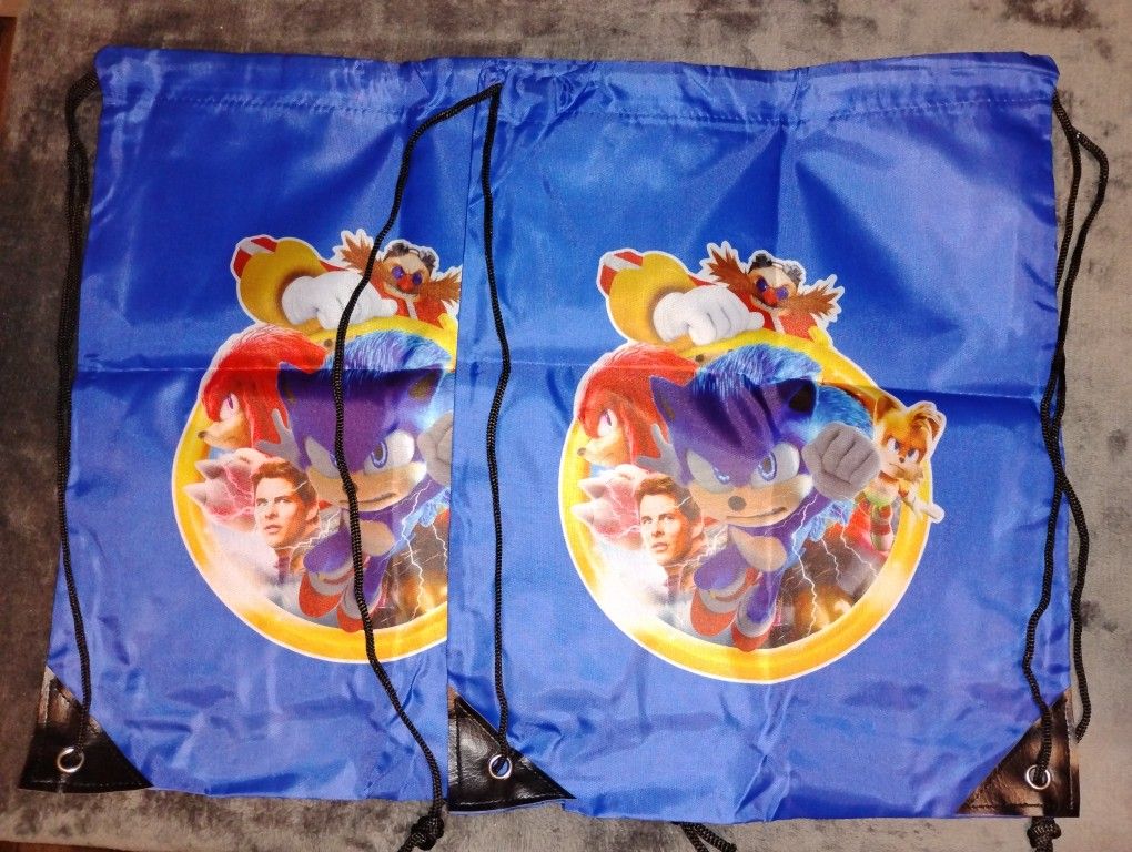 Sonic the hedgehog Party bags lot of 12 NEW