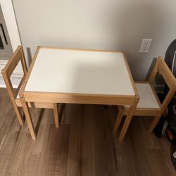 Toddler Table W/2 Chairs