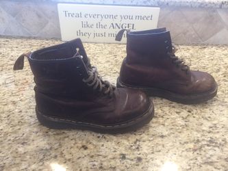 Vintage Dr Doc Martens unisex brown boots