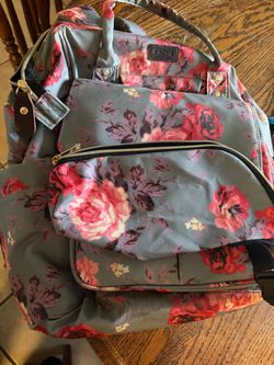 Diaper bag ! Flowers (Large)