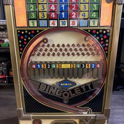 Vintage Bingolett German Slot Gaming Machine