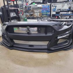 Fits 2018-2023 Ford Mustang GT500 Style Front Bumper Conversion replacement