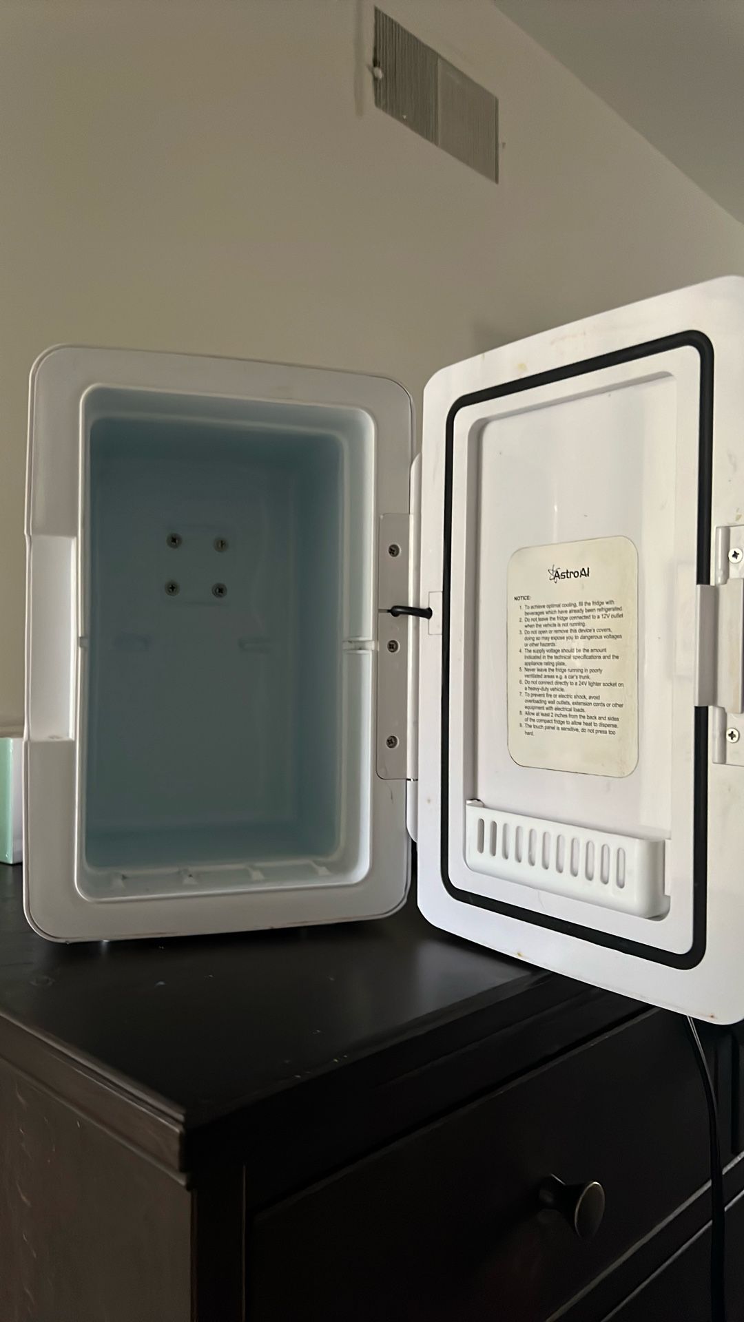 Mini Fridge! Skincare/Bottles For Newborn