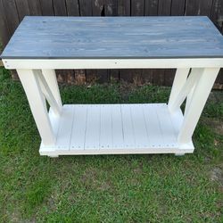 Rustic Wood Hall Table - Only One Left 