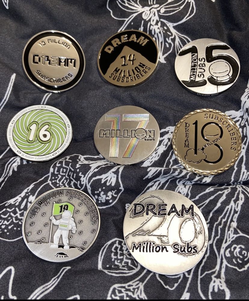 Dream Limited Edition Subscriber Coins 13 Million- 20 Million