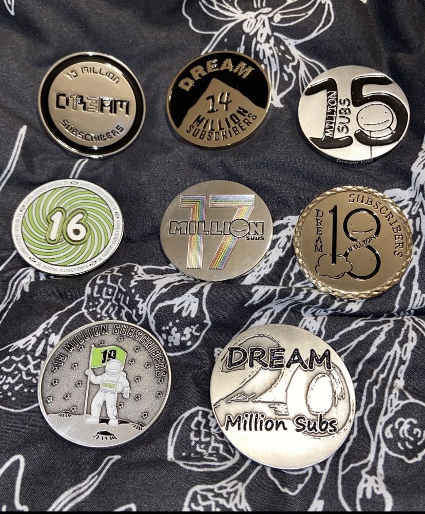 Dream Limited Edition Subscriber Coins 13 Million- 20 Million 