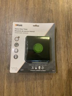 Heavy duty timer plug for patios