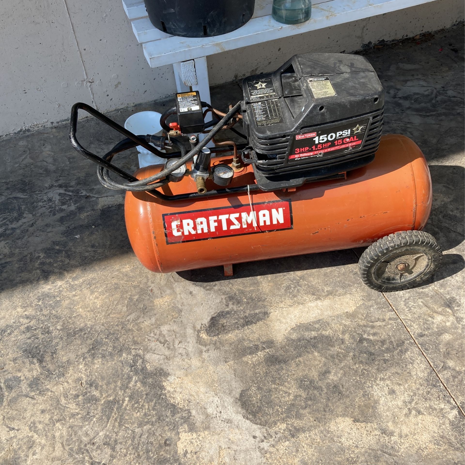 Craftsman Air Compressor 15 Gallon