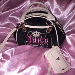 JUICY COUTURE Black Dome Handbag