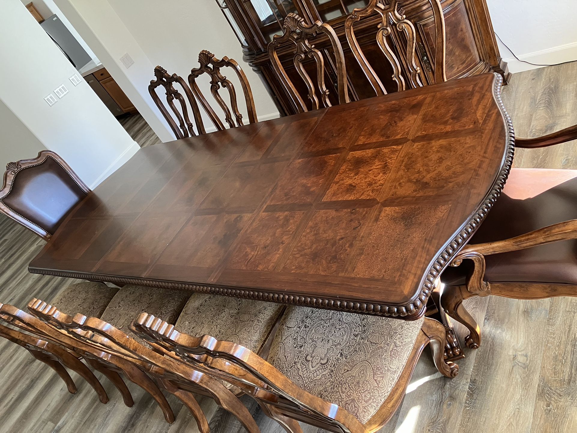 Dining Room Table And Hutch