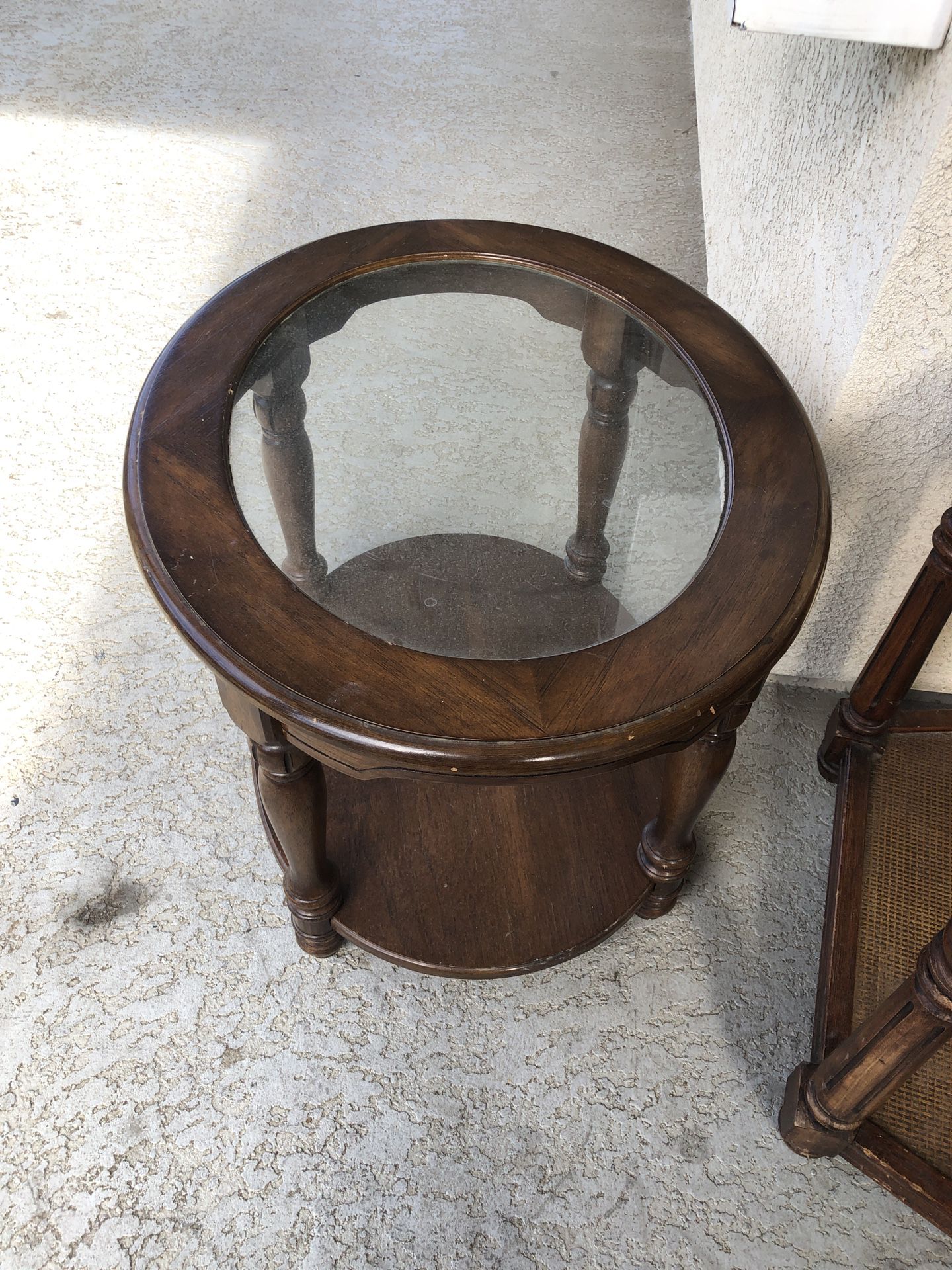 Free Wood/Glass End tables 