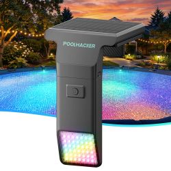 Pool hacker solar light