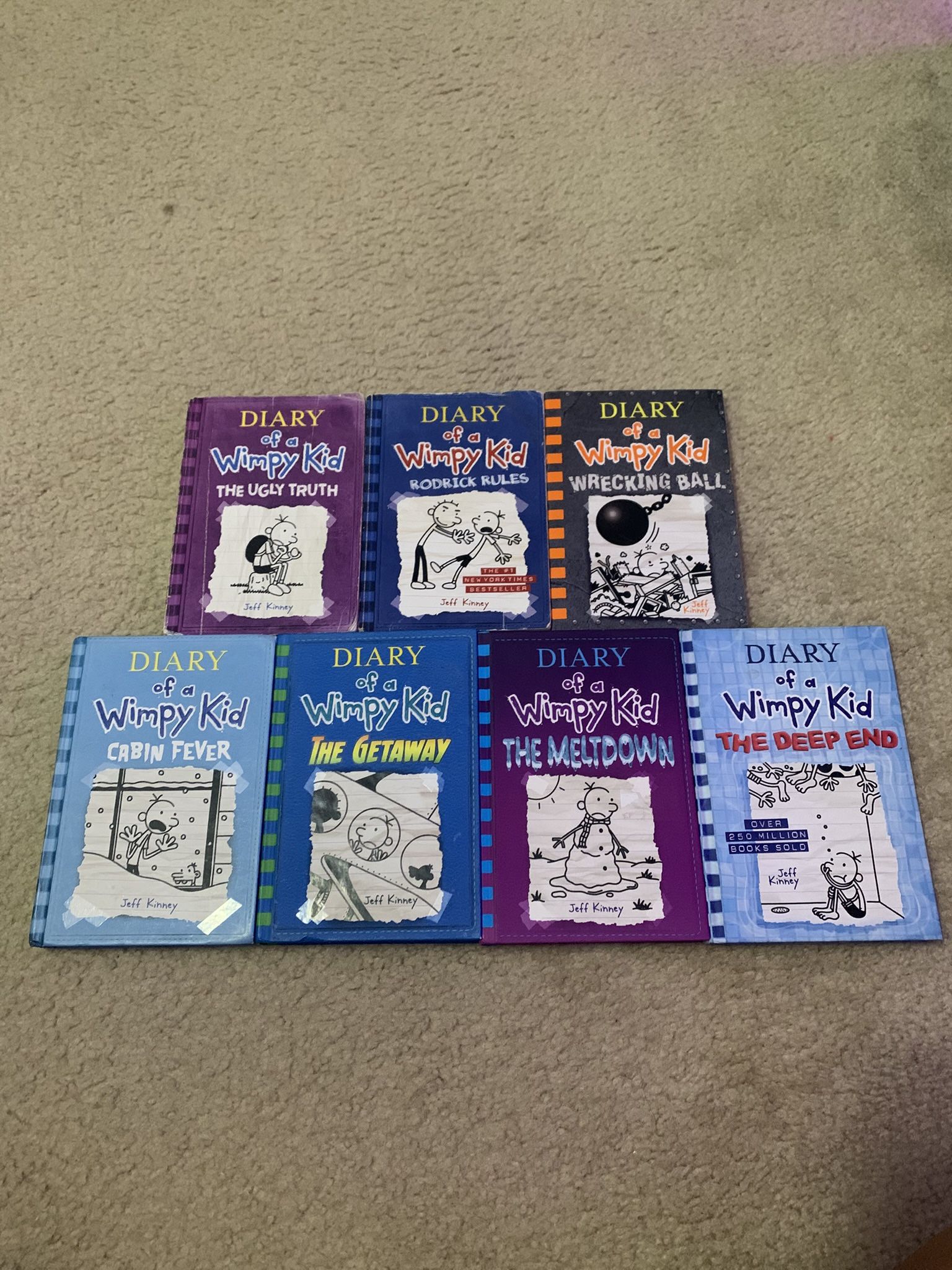 Diary of a Wimpy Kid Books (Hardcover and Paperback)