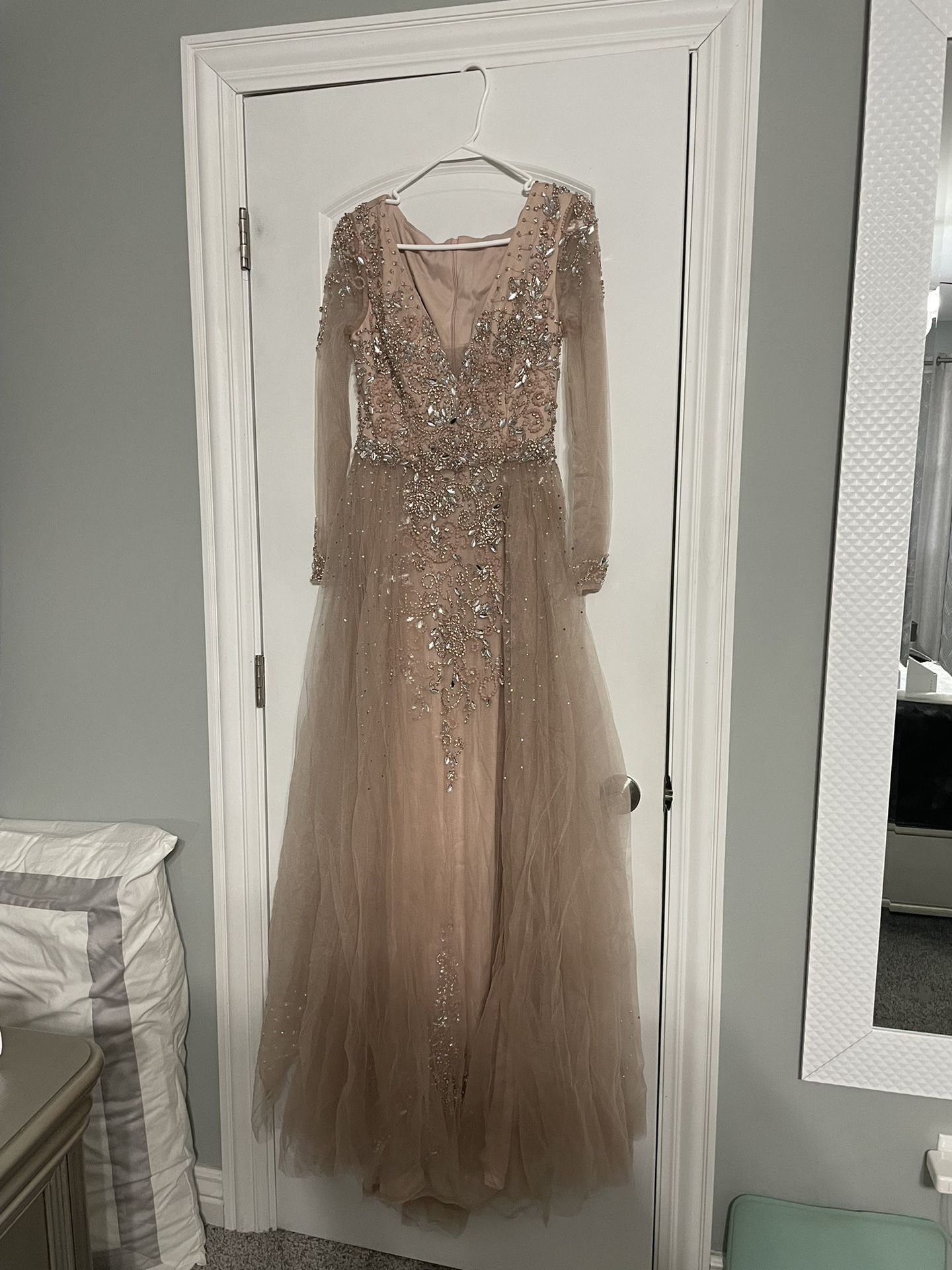 Special Occasion Dress – Blush Pink, Size 10