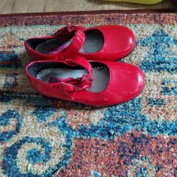Girls Red Dress Shoes 