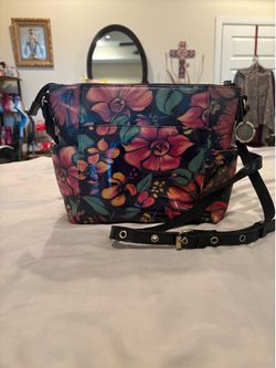 Patricia Nash Aveley Leather Crossbody Tote