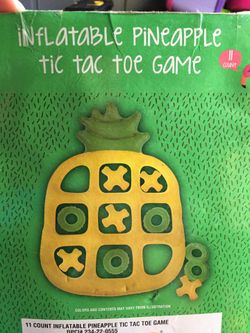 Inflatable pineapple 🍍 tic tac toe game new
