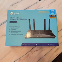 TP-LINK New In Box WiFi Router Ax1800
