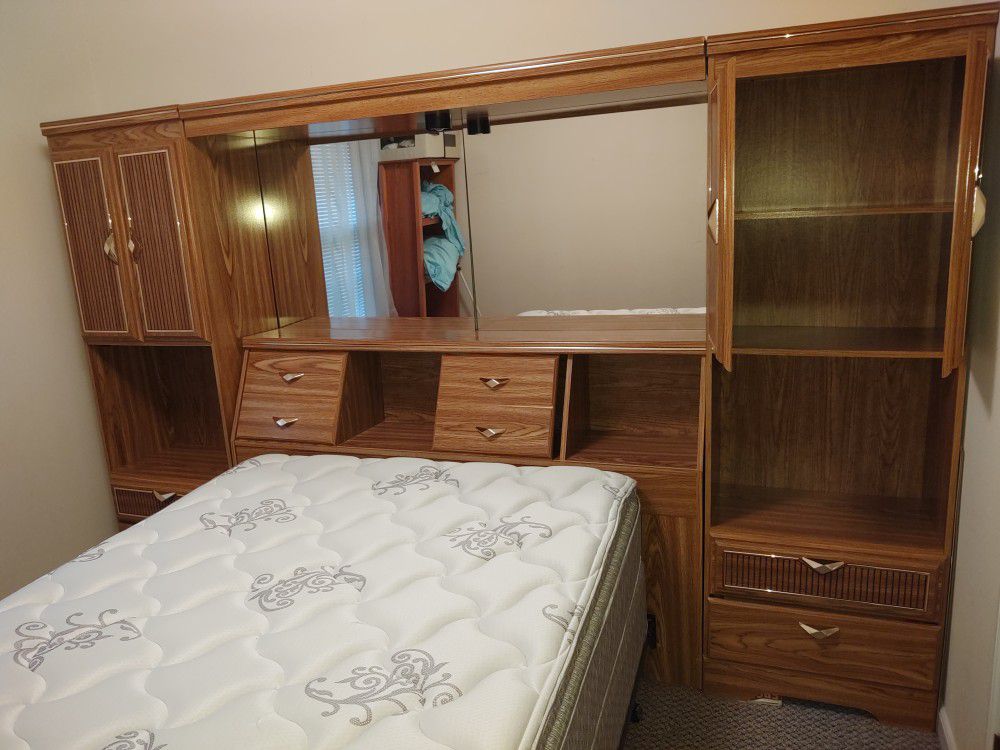 Bedroom set. 9 feet tall and 72 inches